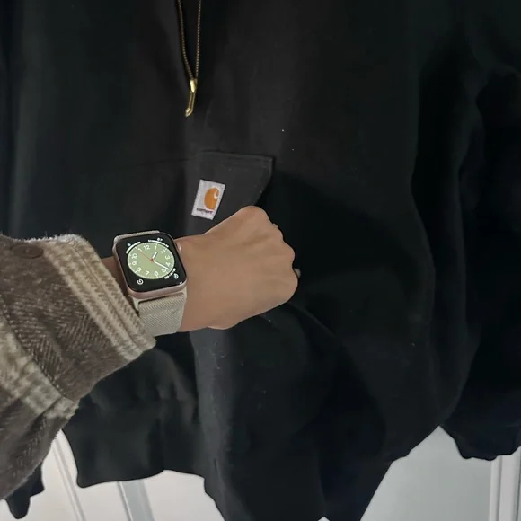 Carhart loose fit black hooded jacket 0J0131m  sz - 2XL - Picture 9 of 12